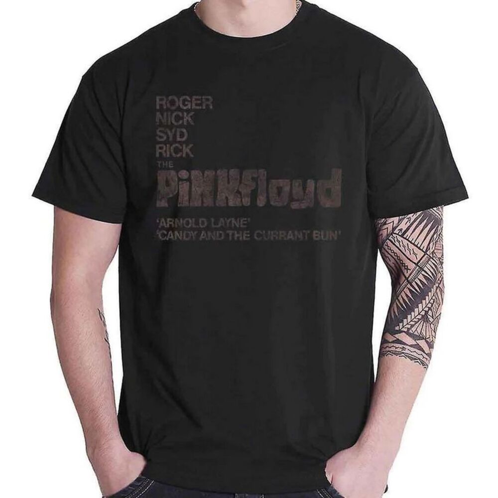Pink Floyd Unisex Adult Arnold Layne Demo T-Shirt / Black
